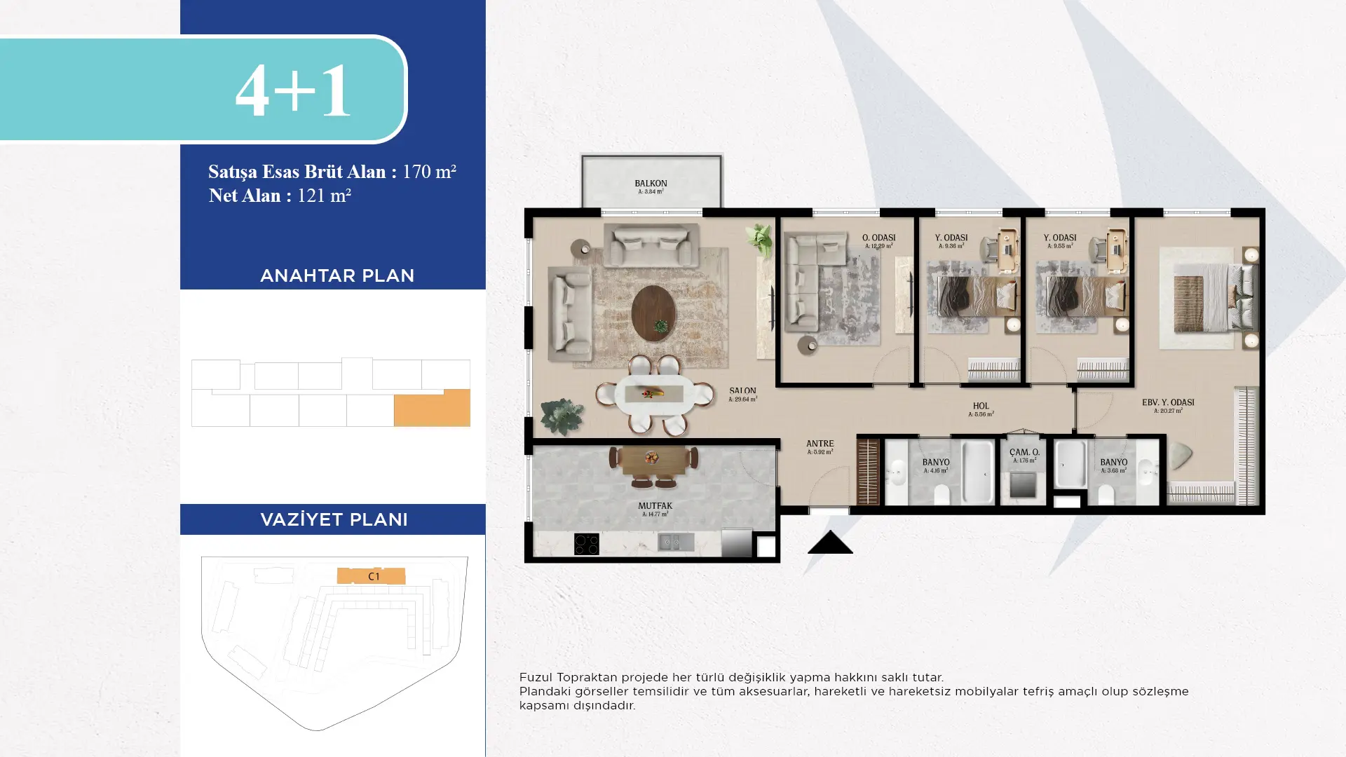 4+1 Daire Tipi Görseli