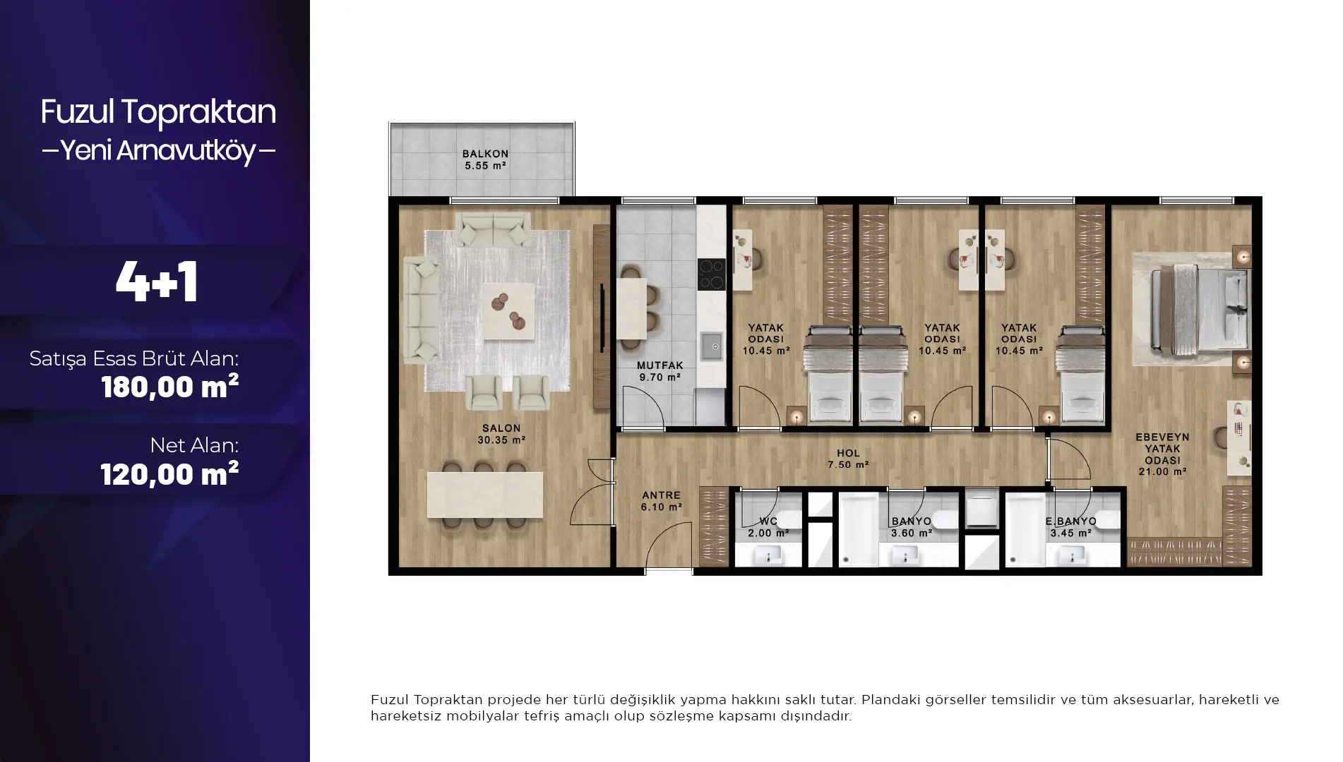 4+1 Daire Tipi Görseli